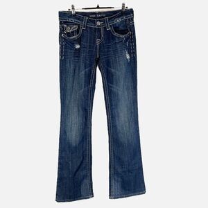 MEK Denim Jakarta Boot Cut Jeans Women's Dark Wash Size 27x34